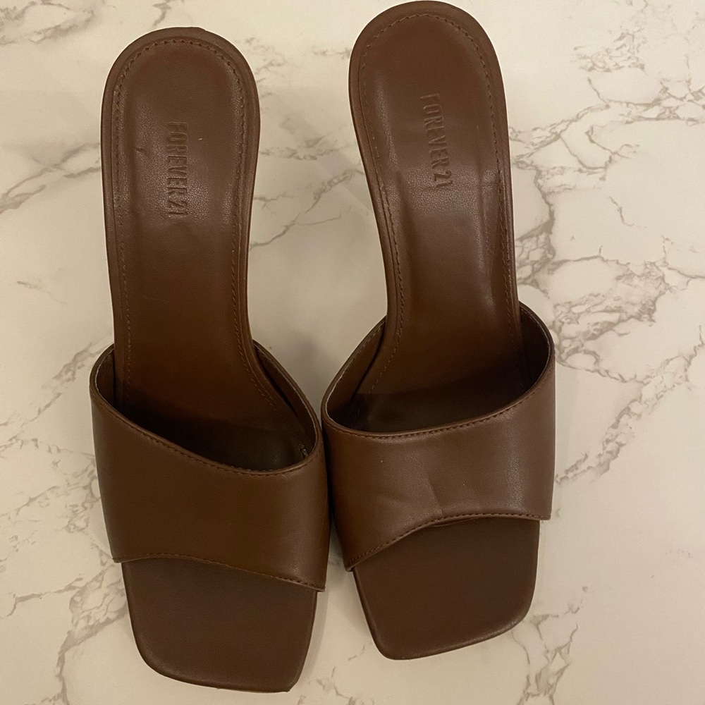 Dark brown heels
